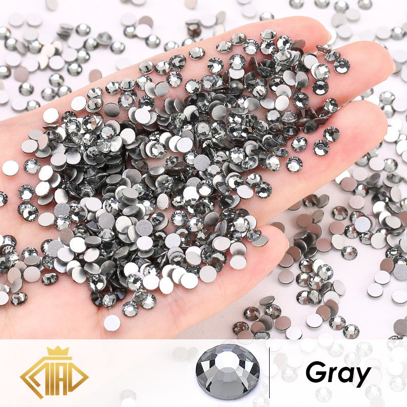 Premium Wholesale Transparent Rhinestones with AB Sparkle for Nail Glam