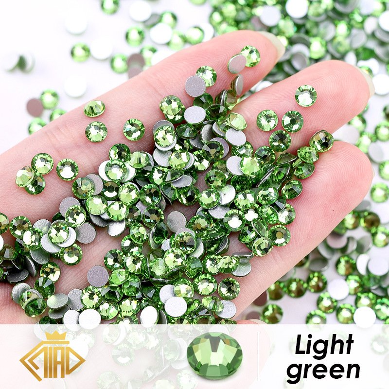 Premium Wholesale Transparent Rhinestones with AB Sparkle for Nail Glam
