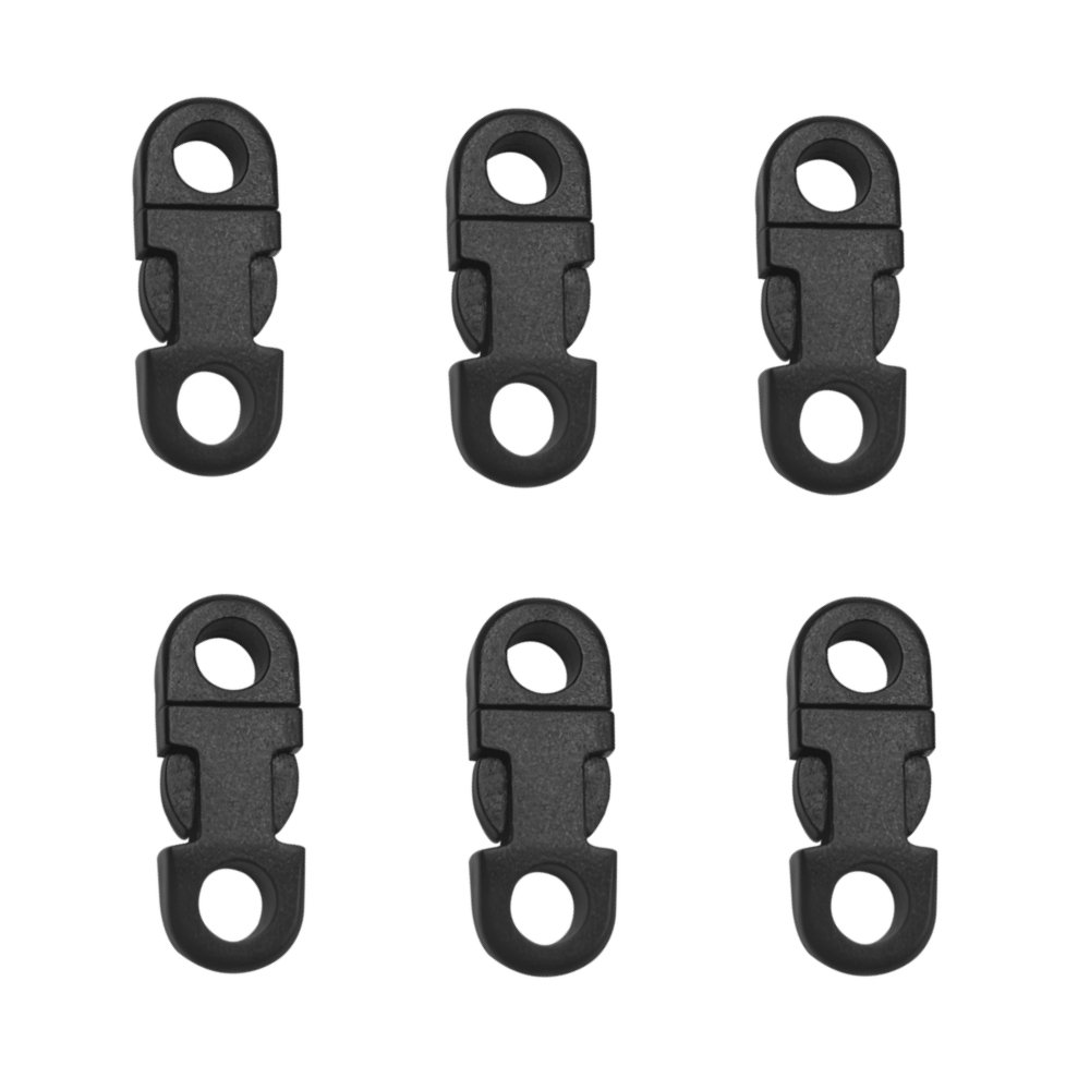 Tiny Buckle Safety Side Release Breakaway Buckle 5mm Rope Black Plastic Break Away Clasps for Paracord Bracelets Pet Accessories