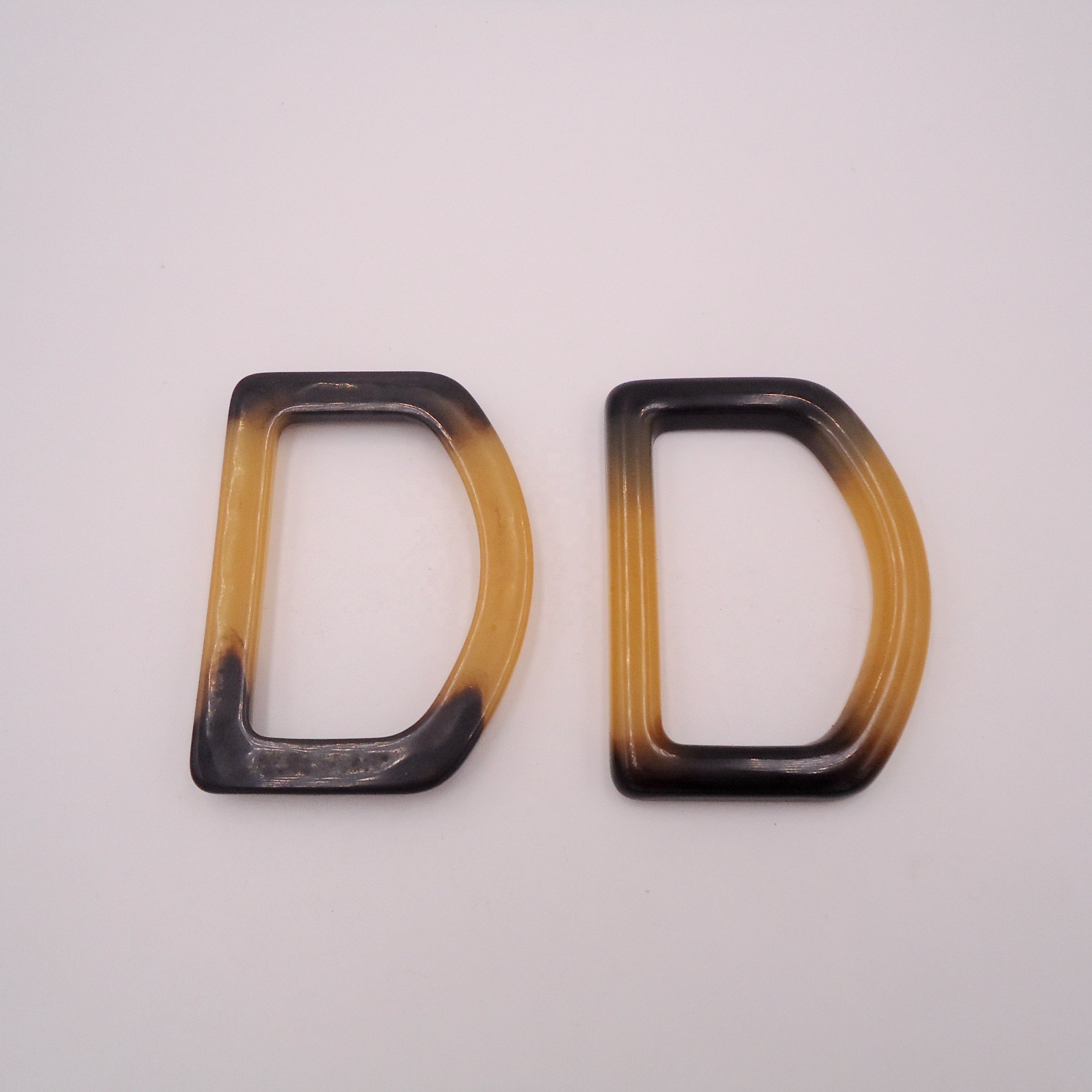 custom leopard resin plastic tortoise d ring buckle