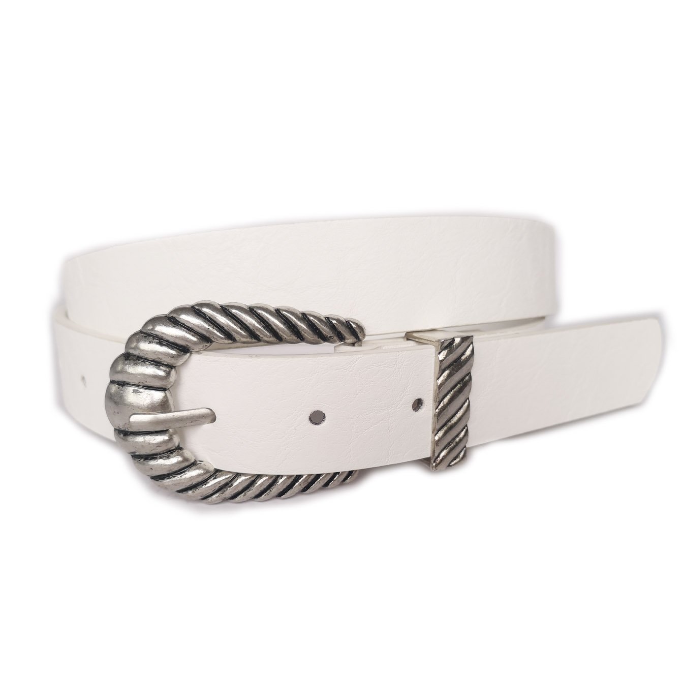 Vintage Western Buckle Cowgirl Waist Belt Caved Cinturon Mujer Thin Pu Leather Belt For Men Women Waistband Jeans Dresses