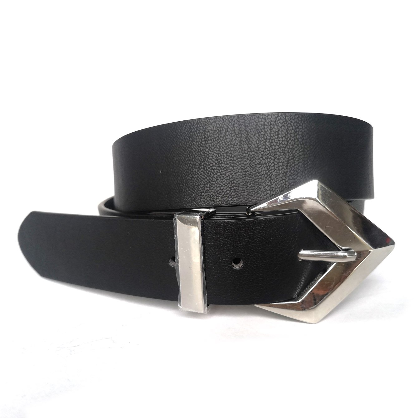 Vintage Western Buckle Cowgirl Waist Belt Caved Cinturon Mujer Thin Pu Leather Belt For Men Women Waistband Jeans Dresses