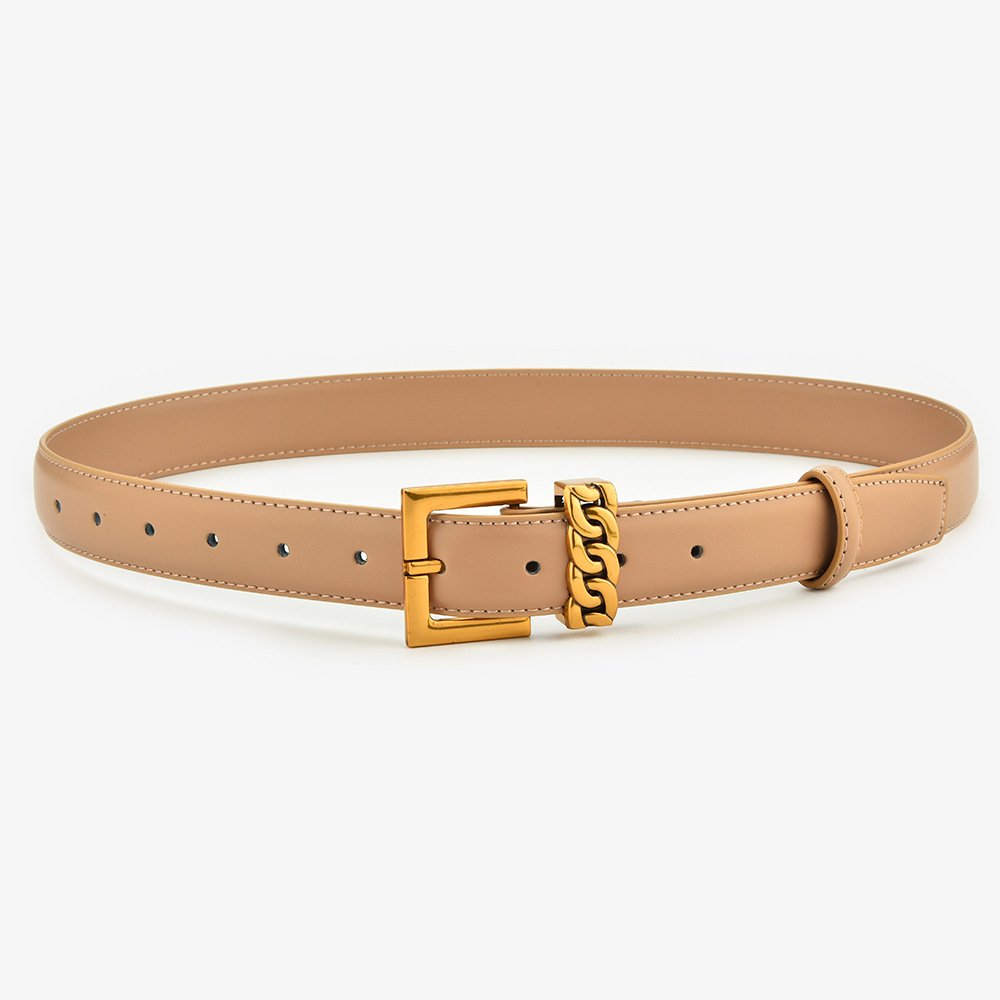 WClassic Women Skinny Leather Belt Alloy Pin Buckle Black Thin Belt factory Supply Jeans Dress Skinny Belt wholesale