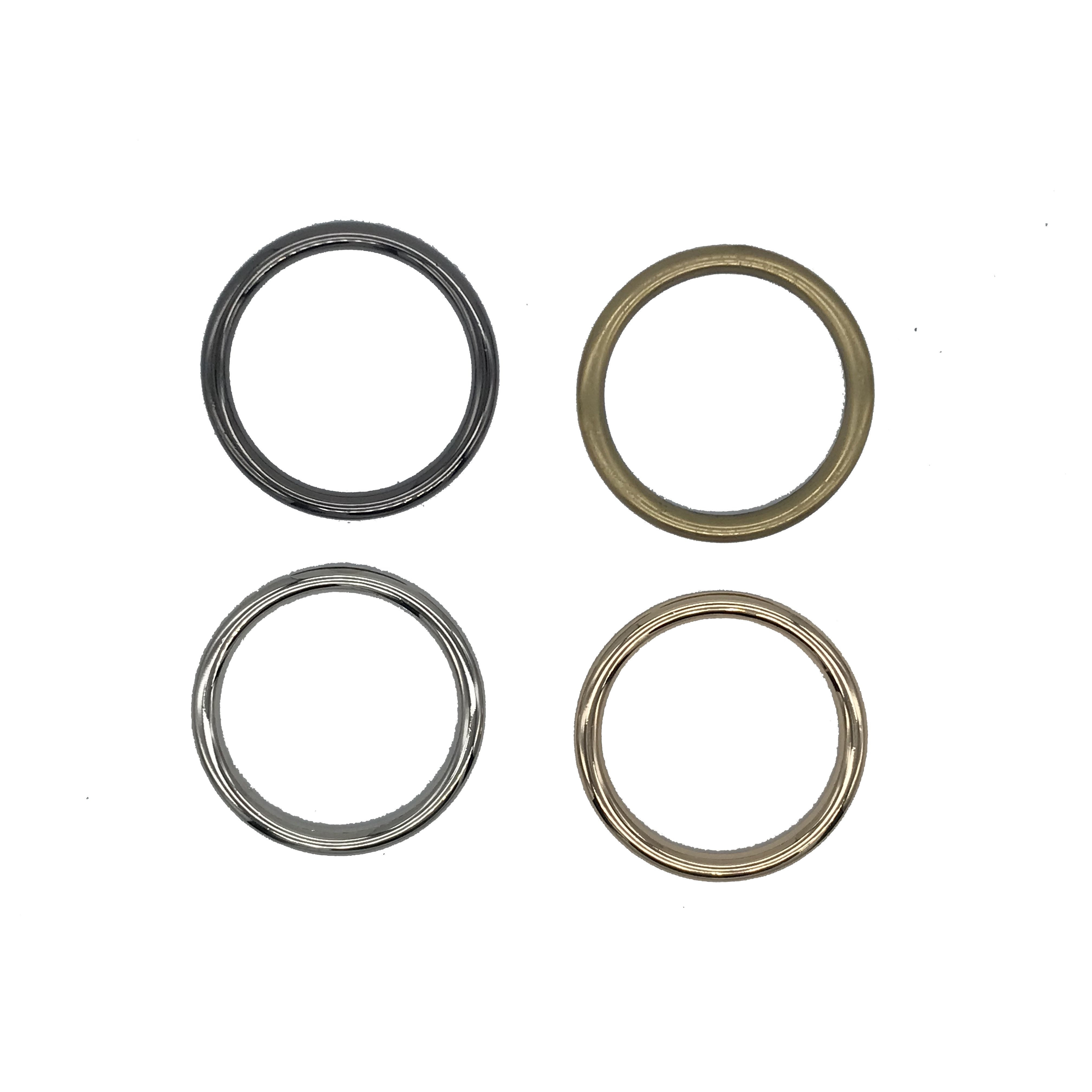 Metal O Ring Round Buckle for DIY Leather Craft Garment Webbing Bag Strap Shoes Hardware Accessories 5 Sizes CLOXY