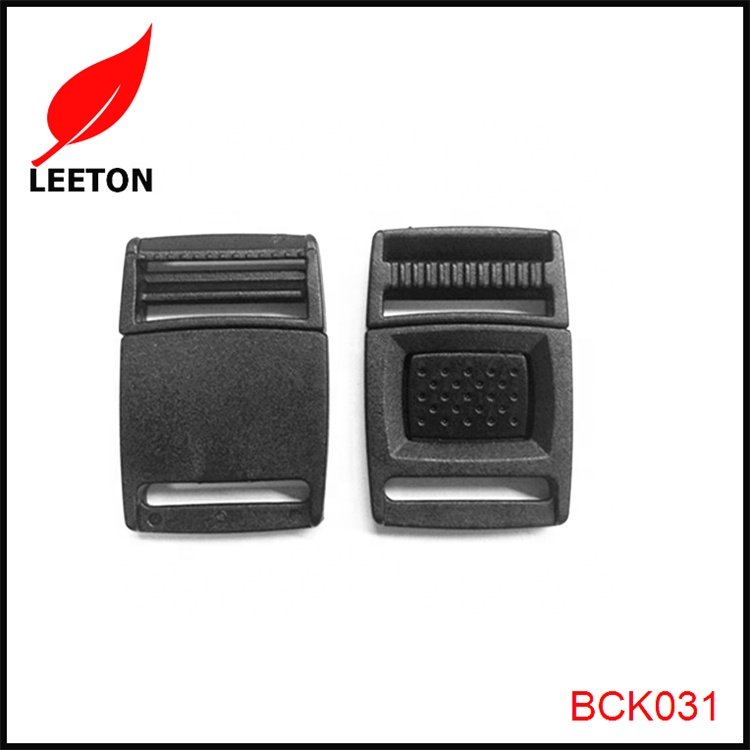 Factory supply cheap 1.0 inch 25mm plastic center release buckle for bags