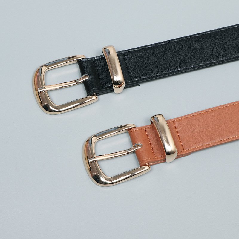PU Leather Stud-Detailed Buckled Belt Rivet Jean Pants Rock Metal Belts Punk Studded Plus Black Eyelet Belt For Fashion Girls