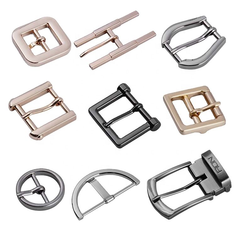 Wholesale Metal Center Bar Belts Strap Buckle Purse Roller Custom Logo Pin Buckles For Bags Mens Belt