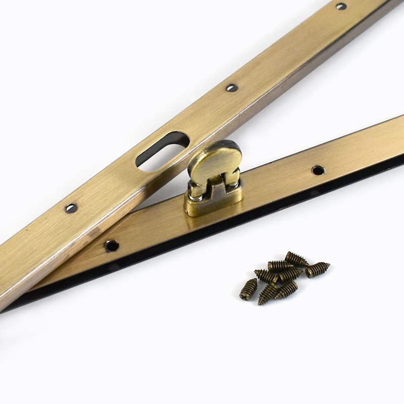 Meetee F1-74 11.5/19cm Alloy Purse Bar Frame Hardware Accessories Wallet Kisss Lock Clasp Bag Straight Side Clip Handle Buckles