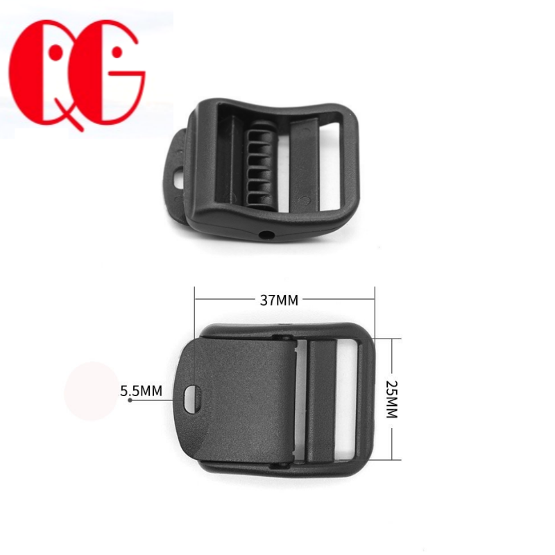 1 Inch 2" Cam Lock Lever Plastic Cam Buckles Heavy Duty Plastic Black Toggle Clip for Compatible Backpack Straps Webbing