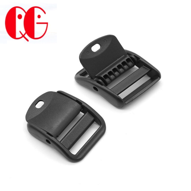 1 Inch 2" Cam Lock Lever Plastic Cam Buckles Heavy Duty Plastic Black Toggle Clip for Compatible Backpack Straps Webbing