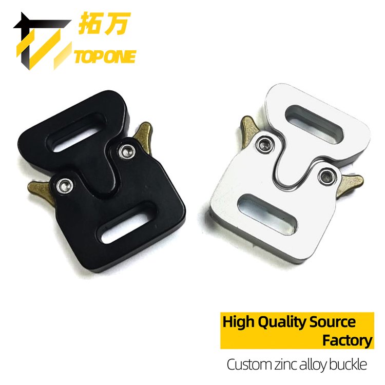 13mm Creative Small Metal Chain Necklace Buckle Outdoor Braided Hand Rope Buckle for Key Chain