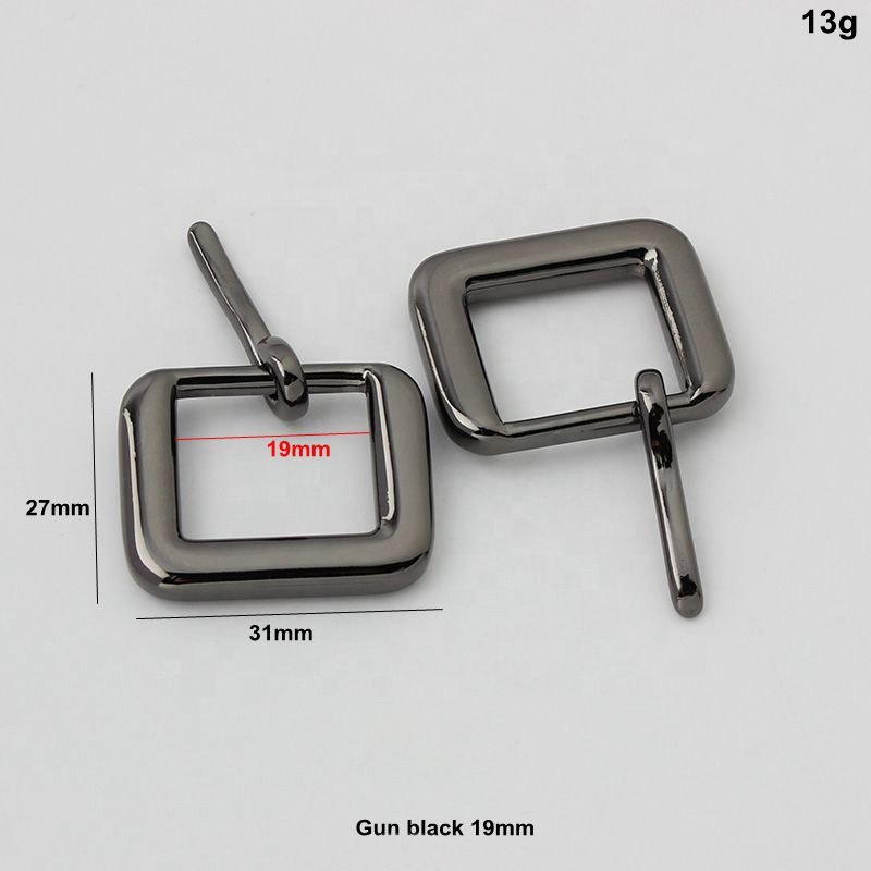 Nolvo World 3 color 29*30 mm High quality Adjustable pin buckle Nickel roller buckles Metal belt buckle