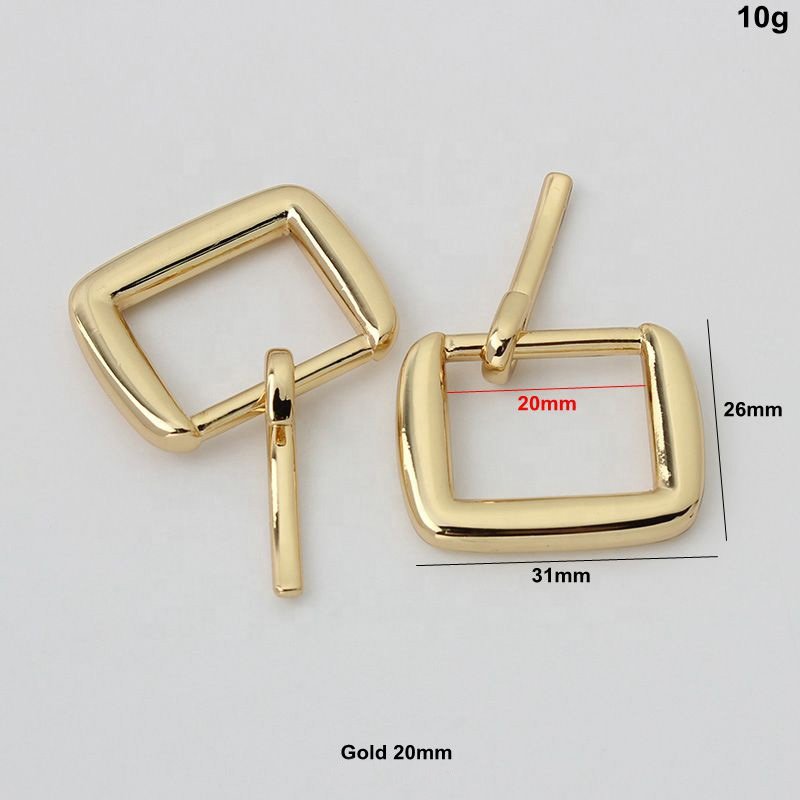 Nolvo World 3 color 29*30 mm High quality Adjustable pin buckle Nickel roller buckles Metal belt buckle