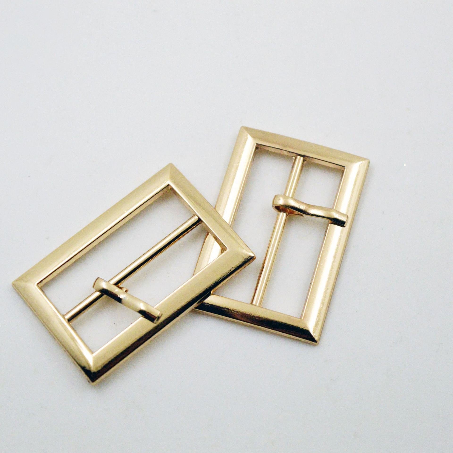 Square Metal Zinc Alloy Adjustable Strap Buckle pin belt buckles ladies belt buckles
