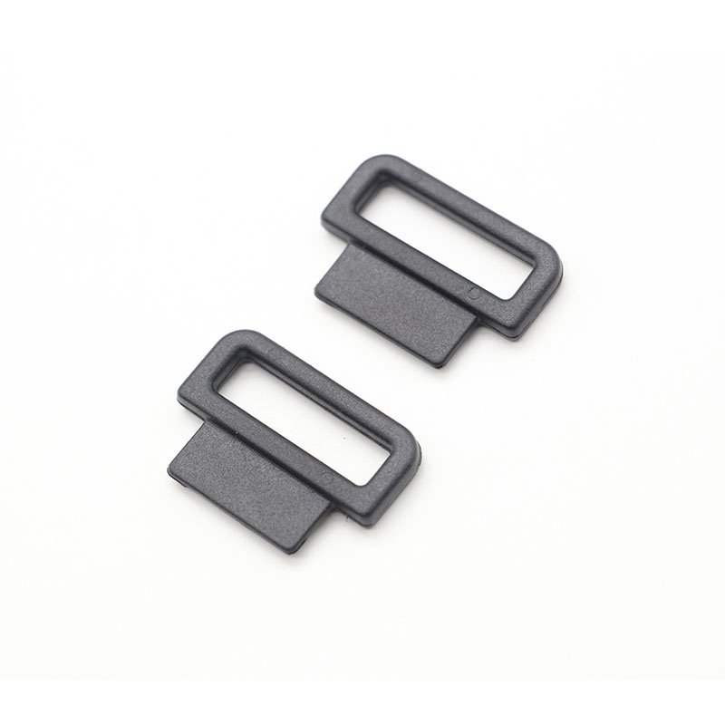 20mm Colorful Nylon Plastic Dog Collar Harness Backpack Webbing Square Loop Ring Buckle DIY Accessory for Bags and Watches
