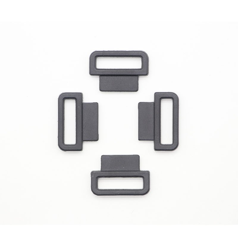 20mm Colorful Nylon Plastic Dog Collar Harness Backpack Webbing Square Loop Ring Buckle DIY Accessory for Bags and Watches