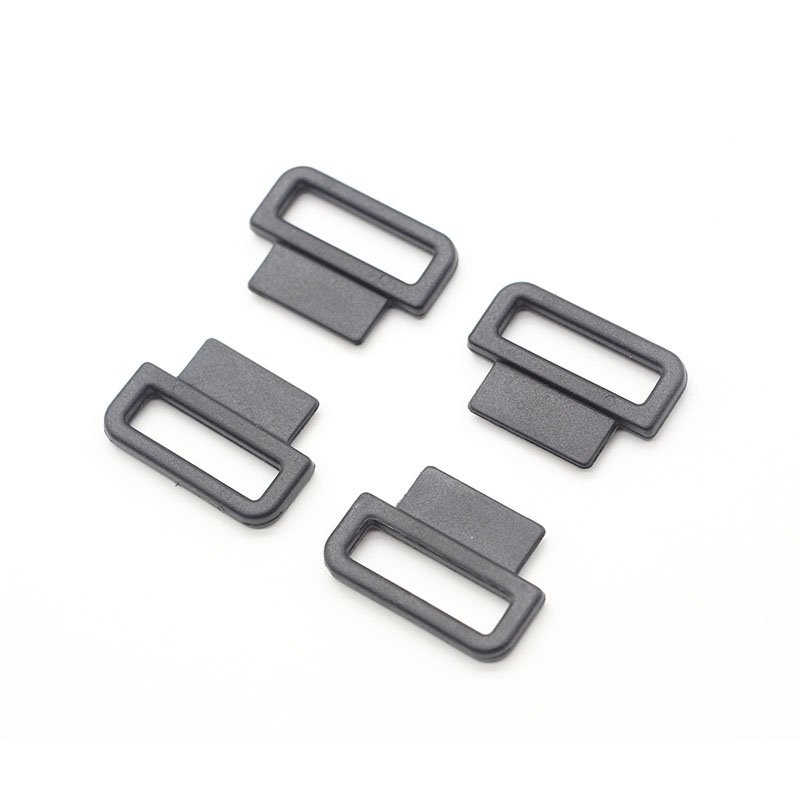 20mm Colorful Nylon Plastic Dog Collar Harness Backpack Webbing Square Loop Ring Buckle DIY Accessory for Bags and Watches
