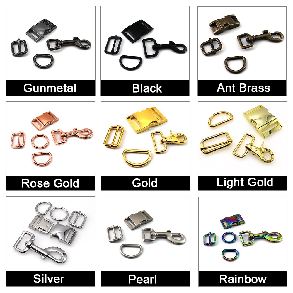Wholesale Adjustable Quick Side Release Buckles Premium D Ring O Ring Dog Clip Spring Snap Hook