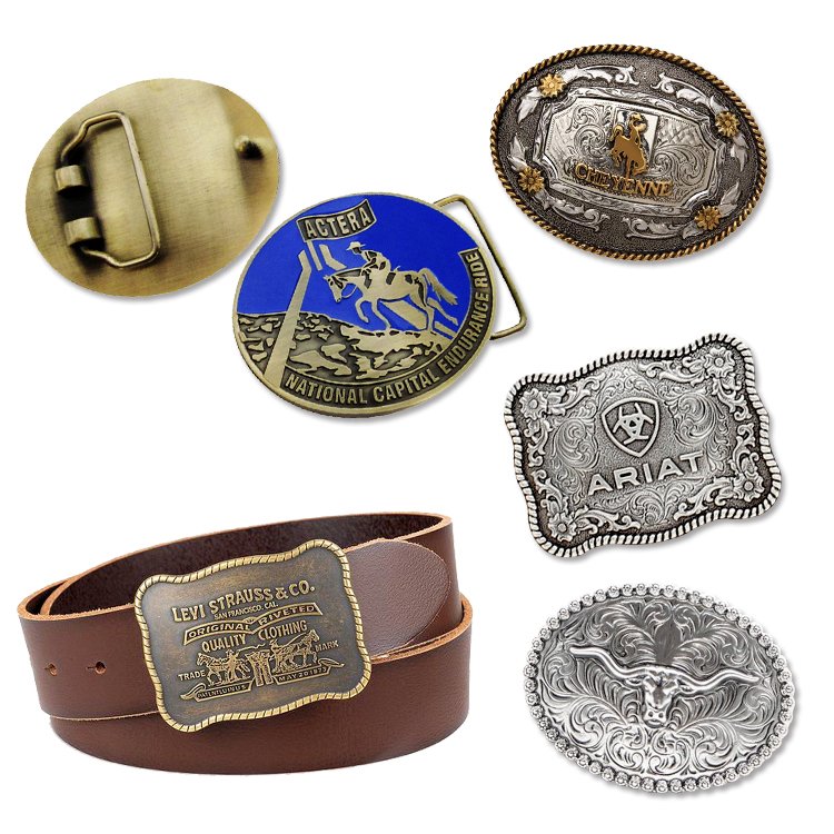 Western Fashion Designers Custom Logo Ladies Stainless Steel Belt Buckle Customize Men Women Cowboy Rhinestone Belt Buckles