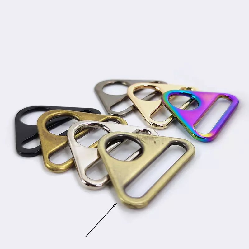 20-50mm Bag Hardware Adjustable Clasp Backpack Strap Triangle Buckle Sliders