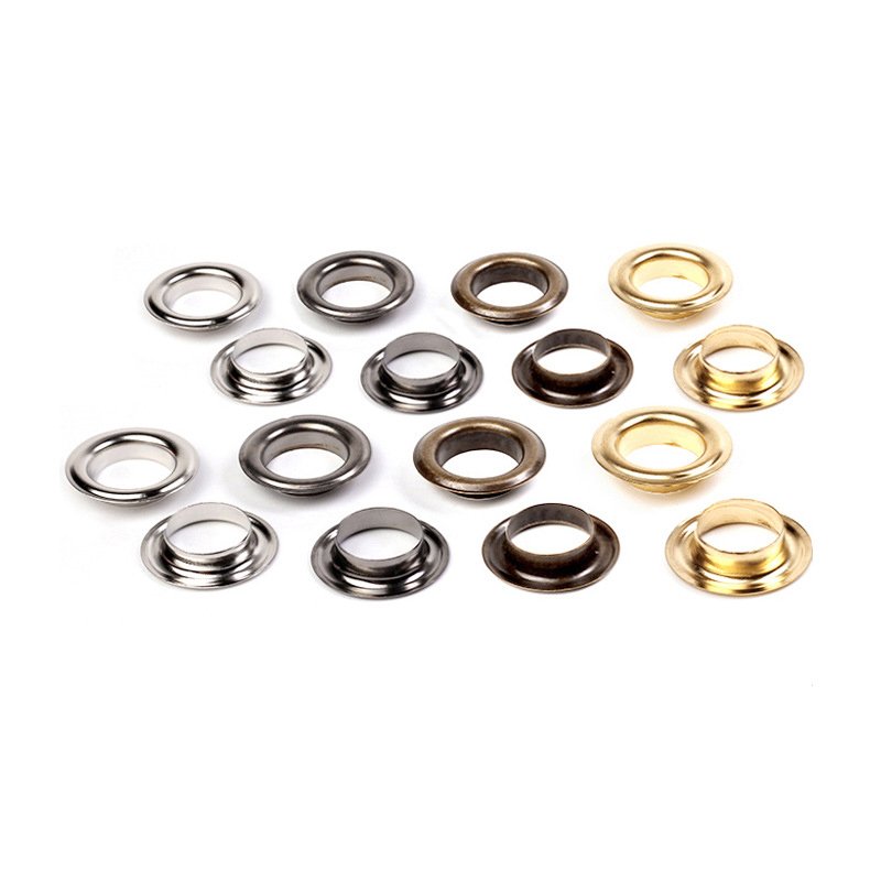 3-40mm Round Brass Eyelets Button Metal Shoe Eye Buckle Advertising File Bag Display Rack Hollow Leather Rivets Nail button