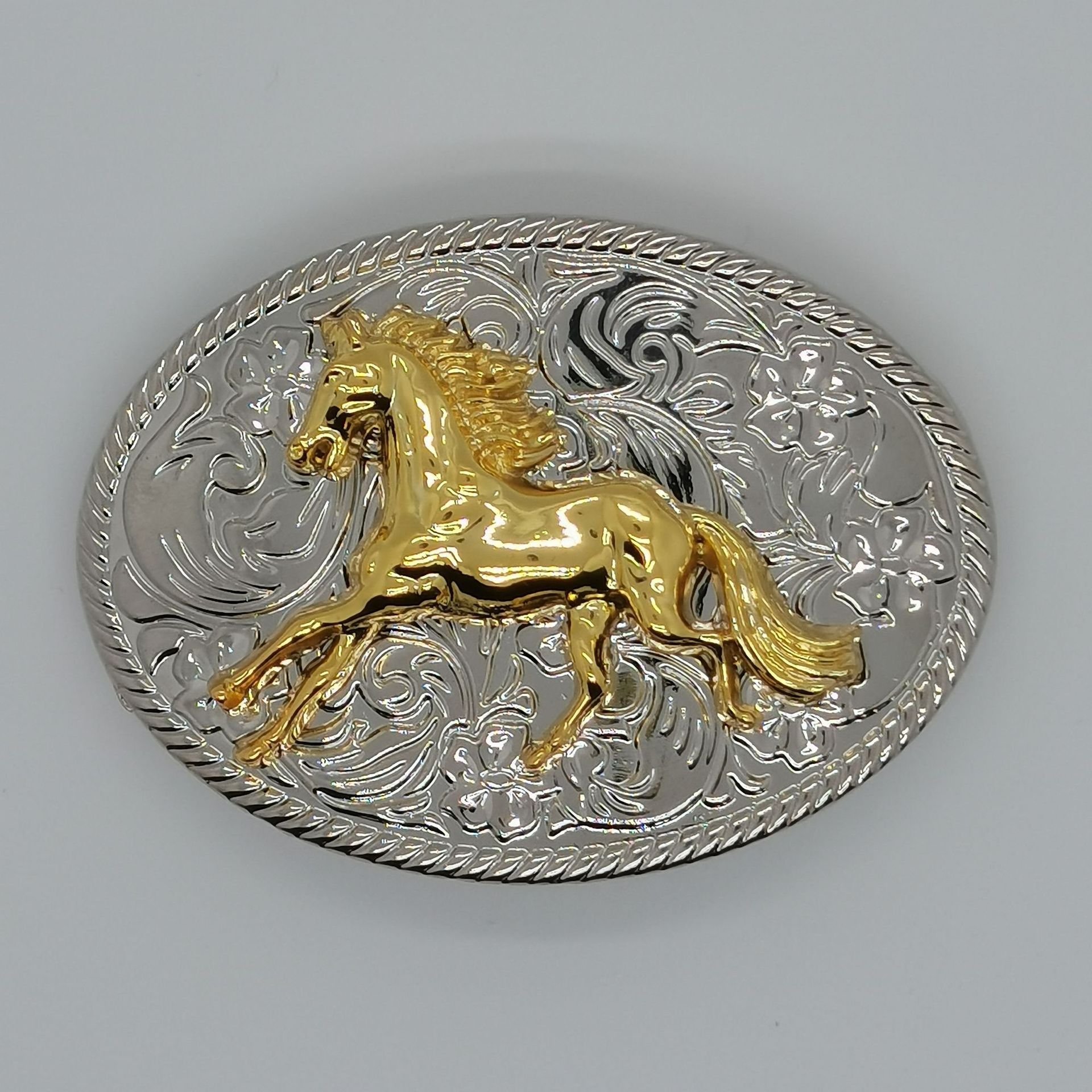 Stylish Western Cowboy Cowgirl Custom Belt Buckle Antique Finish Plating Gold Silver Zinc Alloy Metal Durable Copper Men