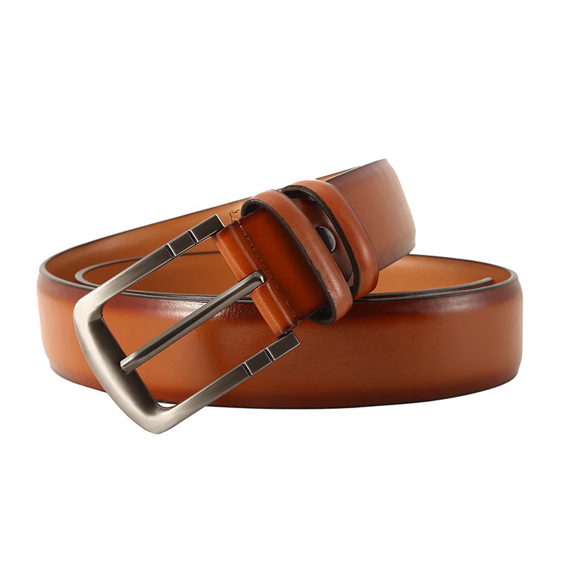 Factory's best price cheap custom PU hot selling leather men's belt needle buckle high-quality belt Needle buckle