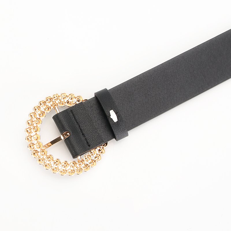 factory Ladies Belt Buckle Inlaid Rhinestone Fashion Sweet Pearl Belt the belt for women