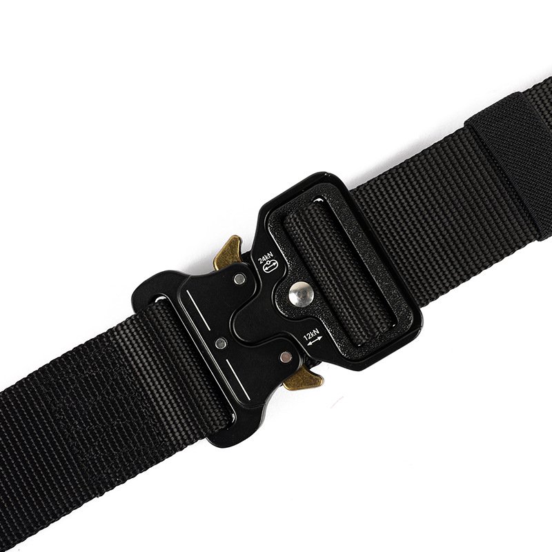 A1084 4.2cm Width Durable Hiking Belt Sport Outdoor Buckle Belt Woven Training Camo Men Tactical Straps Fabric Belts