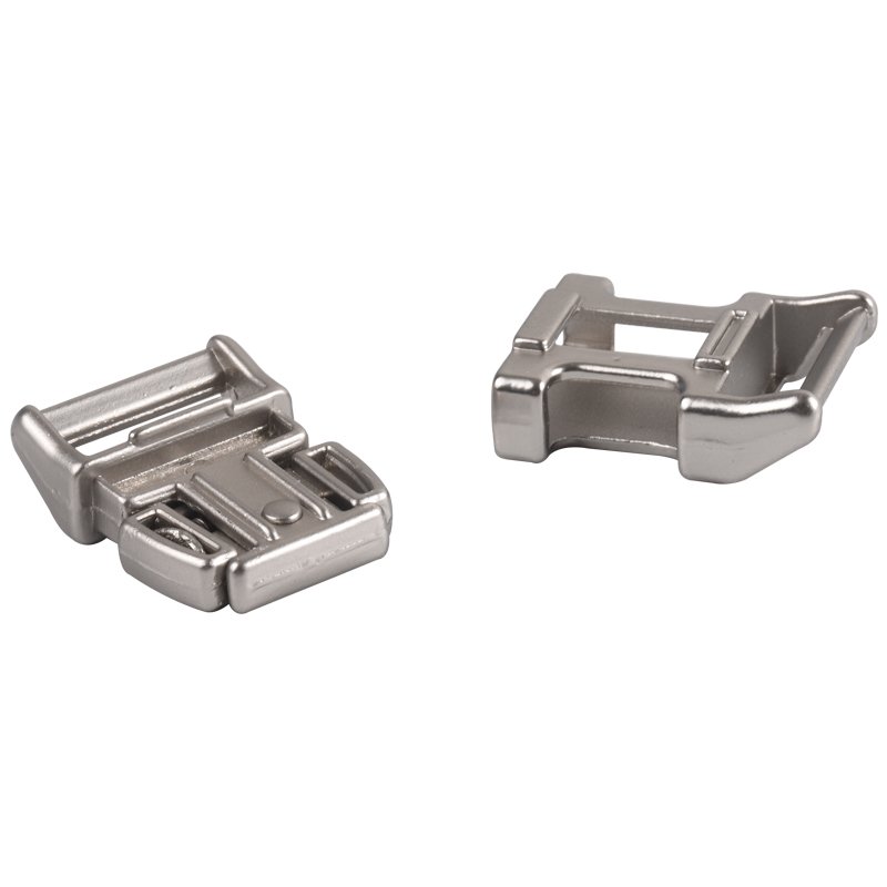 New Arrival Side Release Metal Buckle Nickle Alloy Belt Adjustable Metal Buckle 20mm