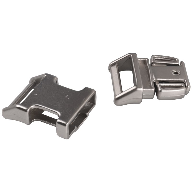 New Arrival Side Release Metal Buckle Nickle Alloy Belt Adjustable Metal Buckle 20mm