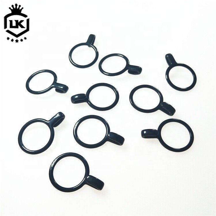 Customized eco friendly quality nylon coated metal bra strap rings with j hooks adjuster buckles bra strap hook