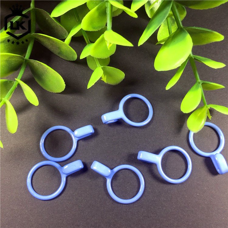 Customized eco friendly quality nylon coated metal bra strap rings with j hooks adjuster buckles bra strap hook