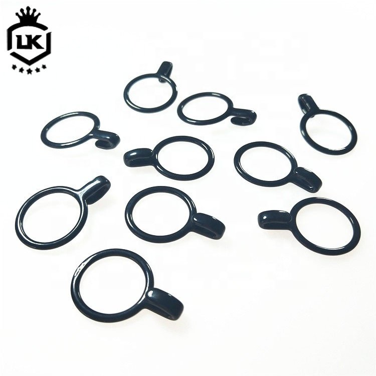 Customized eco friendly quality nylon coated metal bra strap rings with j hooks adjuster buckles bra strap hook