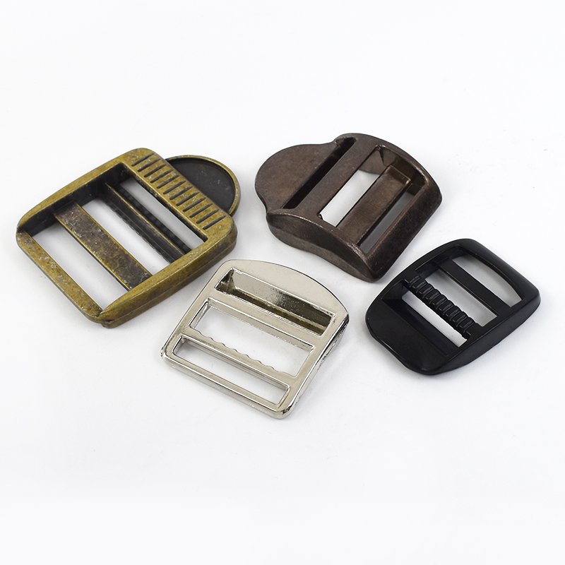 Meetee BF410 32mm Luggage Hardware Accessories Alloy Antique Bronze Tri-Glide Buckle Adjuster Webbing Slider Hook Clasp Buckles