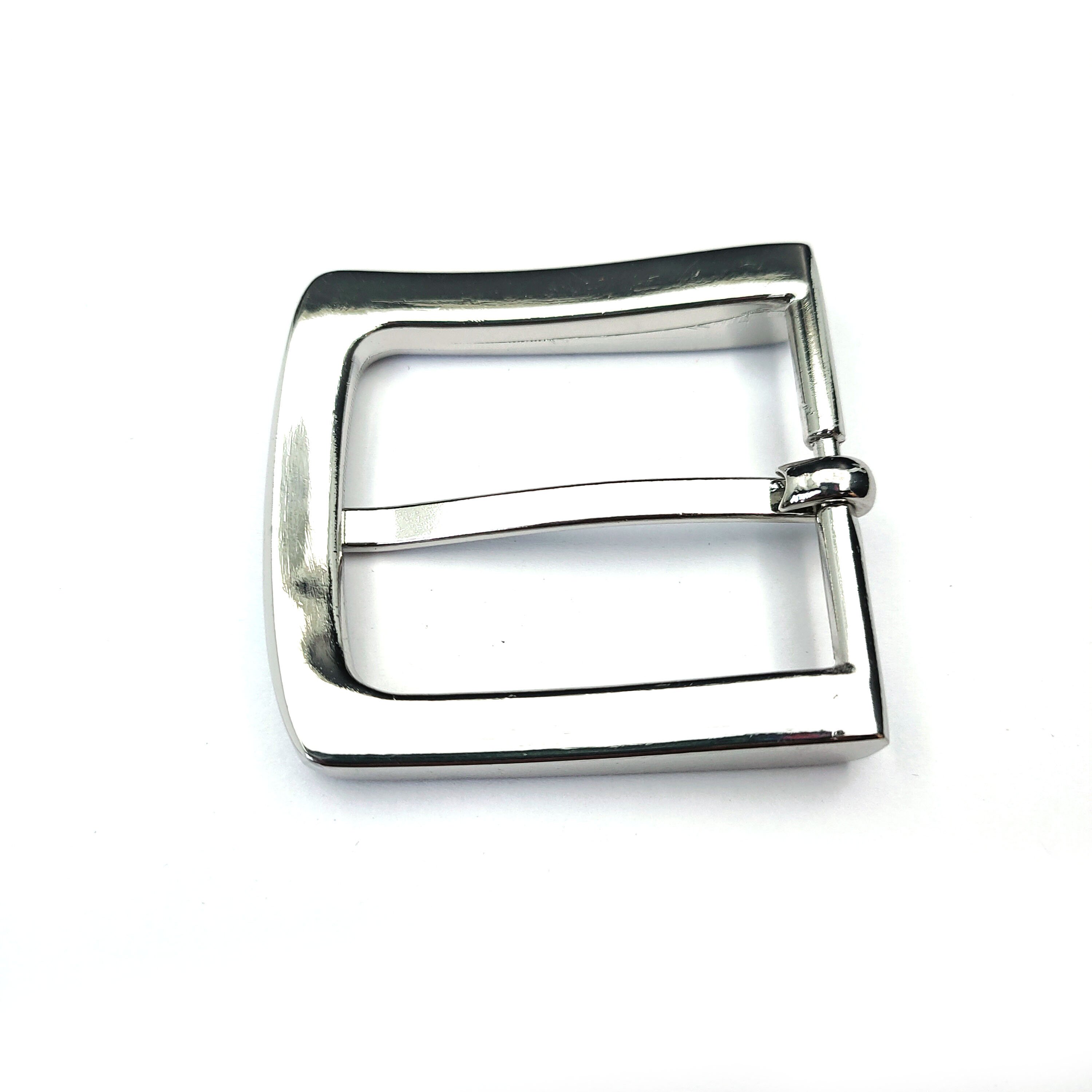 35-40mm factory price custom metal belt buckle nickle free high quality polishing pin belt buckles for men