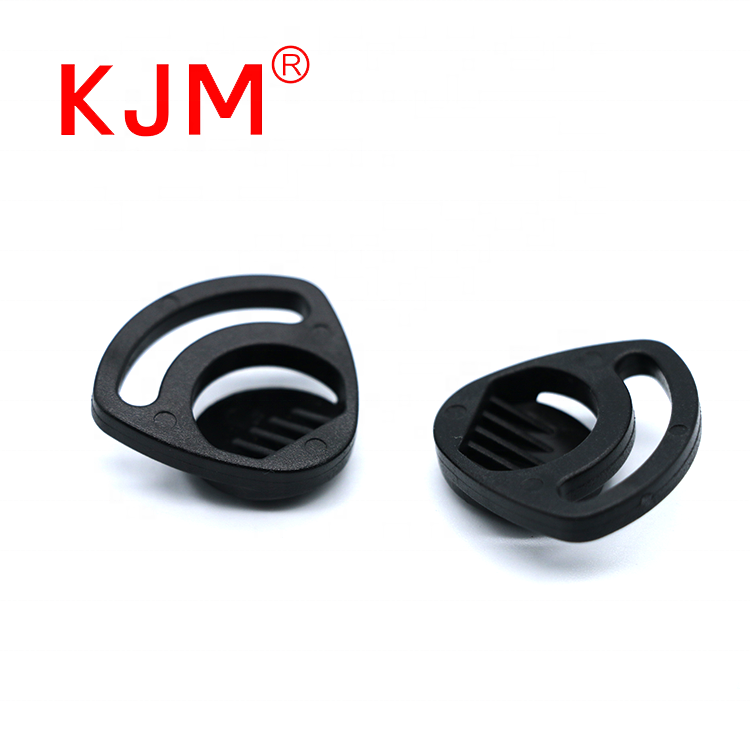 Custom Logo Plastic Adjuster Safety Strap Divider Keeper D Ring Tri Glide Slide Helmet Buckle