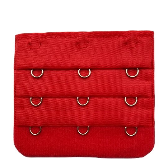 Three-Row Three-Button Stainless Steel Bra Extension Buckle For Women Underwear