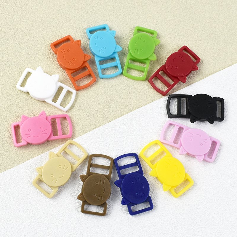 Deepeel F5-4 10mm Bag Accessory Plastic Side Release Buckle Tri Glide Slider Adjust Clasp Bag Strap Belt Pet Collar Buckles