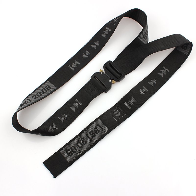 Custom Logo Durable Adjustable Belt Woven Fabric Plastic Buckle and Metal Lock with High Quality 20-30days