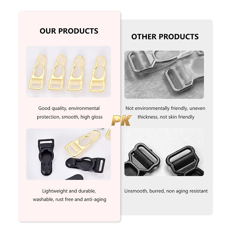 Hotsale professional antioxidant garment hardware gold garter clips for stockings