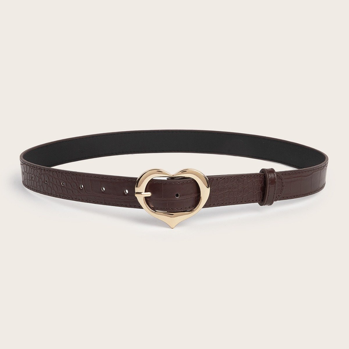 Heart Shape Buckle Belt,Fashion Pu Belt,Classic Dress Belt,Ladies Fashion Belt