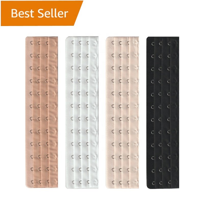 women Waist trainer Girdle Body Shaper Extender 12 Hooks 3 Rows Adjustable Soft Comfortable Bra Corsets Extension Buckle