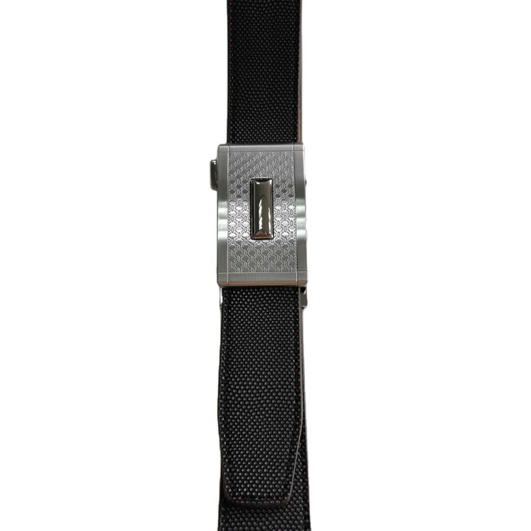 Fashion Business Mens Split & PU Leather with Automatic Sliding Buckle Belts genuine crocodile belts belt for men