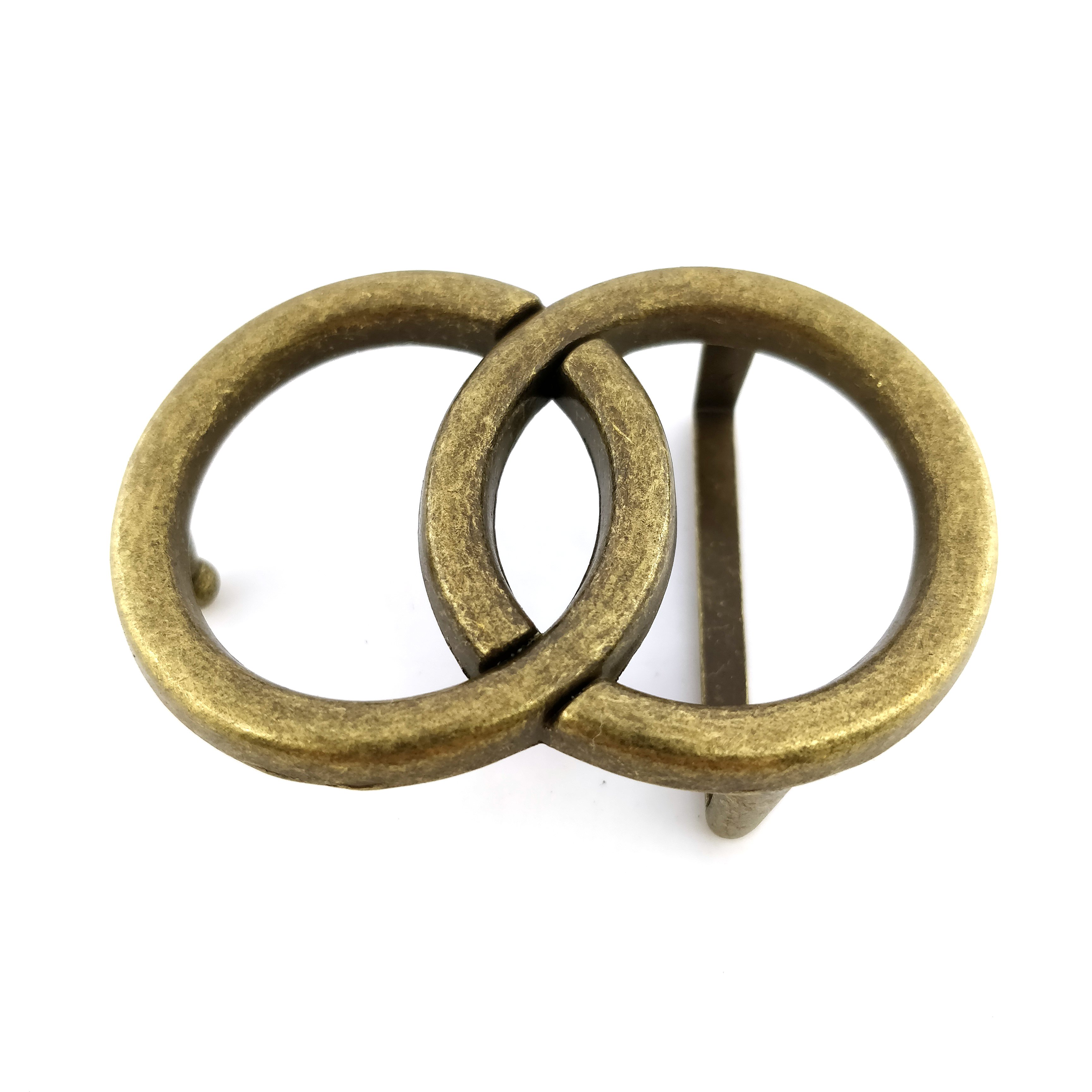 Hot sale Custom Women Plate Slider Buckle 40mm Zinc Alloy Letter Belt Buckle
