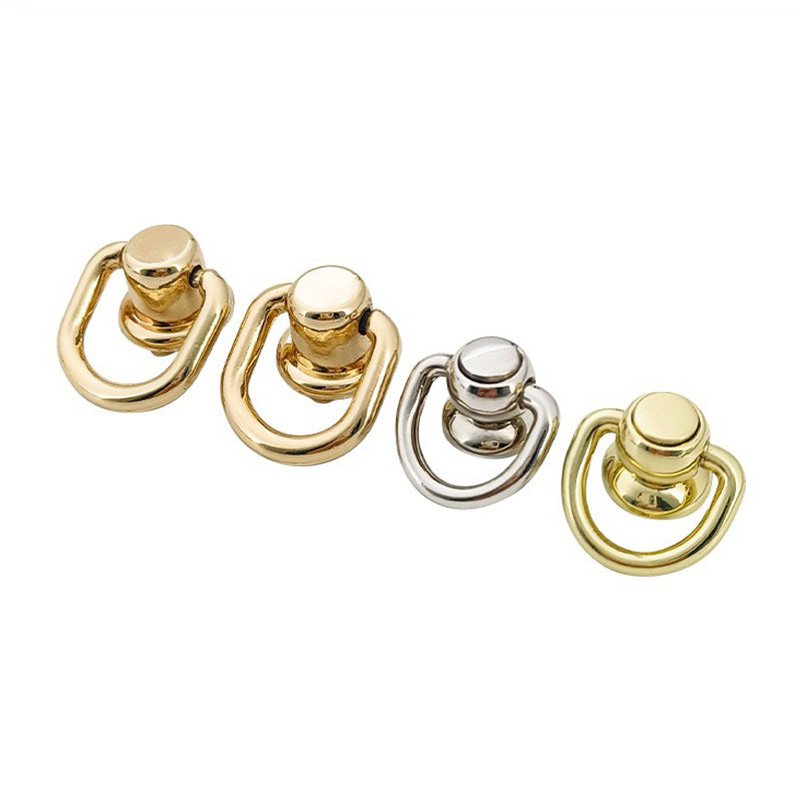 Bag Handbag Hardware Accessories Alloy screw Hook D Ring Buckle Clasp Ring for Bag Strap Phone Case