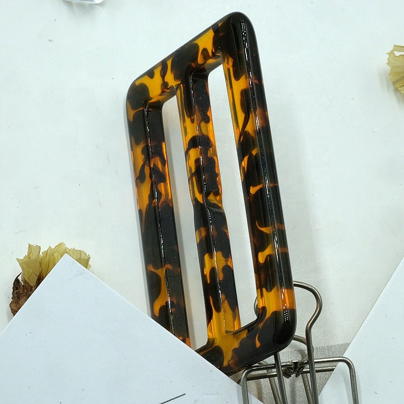 Custom buckles plastic resin coffee women coats belt buckles Rectangle waist buckles buttons for clothing