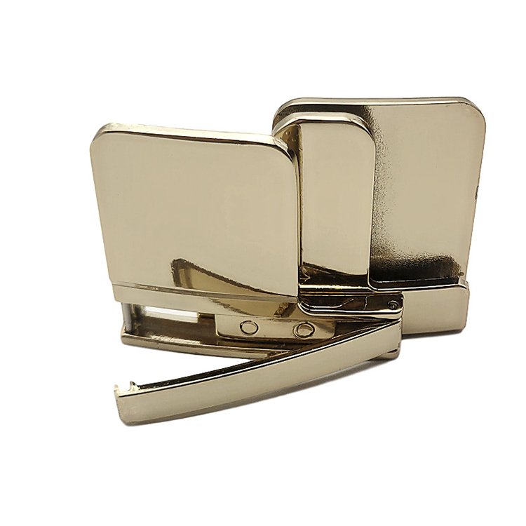 Mini Invisible Waist Buckle Clip Zinc Alloy Folding Lazy Guy Belt Clip Clamp Cordless Belt Buckle