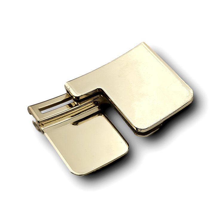 Mini Invisible Waist Buckle Clip Zinc Alloy Folding Lazy Guy Belt Clip Clamp Cordless Belt Buckle