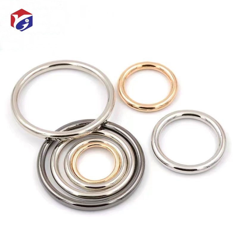 Black Gold Metal Rings for Macrame Plant Hangers Dog Collars Thick Welded Heavy Duty Metal O Rings for Macrame Craft Ring 50mm
